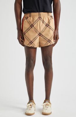 ADIDAS X WALES BONNER x Wales Bonner Plaid Nylon Shorts in Check Jacq Wb 