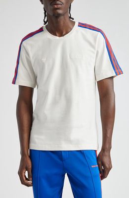 ADIDAS X WALES BONNER x Wales Bonner Set-In Cotton T-Shirt in Chalk White 