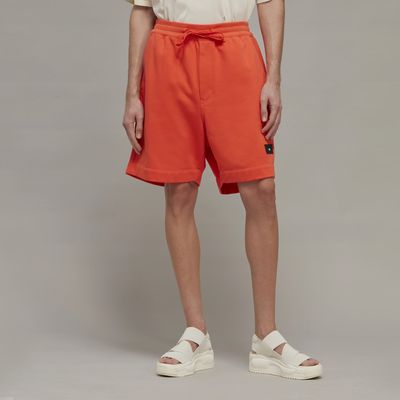 adidas Y-3 Organic Cotton Terry Shorts Semi Solar Red S Mens