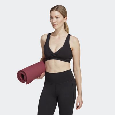 adidas Yoga Essentials Studio Light-Support Nursing Bra Black 2XS A-C Womens