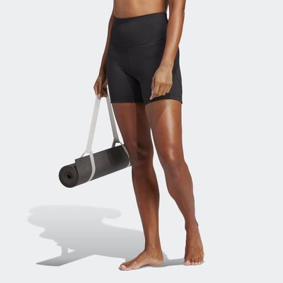 adidas Yoga Studio Five-Inch Short Leggings Black XS Womens