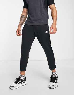 adidas Yoga tapered sweatpants in black