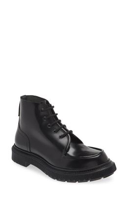 Adieu Creeper Sole Lace-Up Boot in Black