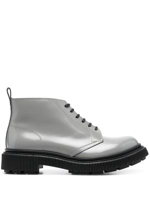Adieu Paris Type 121 leather ankle boots - Grey