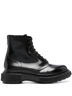 Adieu Paris Type 196 leather ankle boots - Black