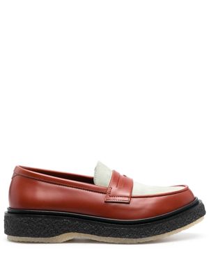 Adieu Paris Type 5 two-tone loafers - Brown