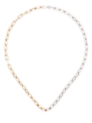 Adina Reyter 14kt yellow gold and sterling silver Italian chain necklace