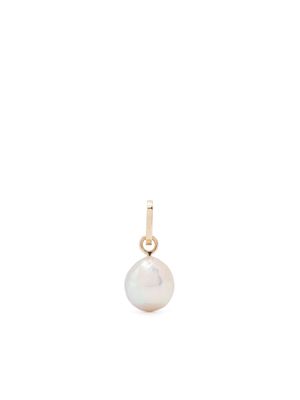 Adina Reyter 14kt yellow gold pearl drop hinged charm - Neutrals