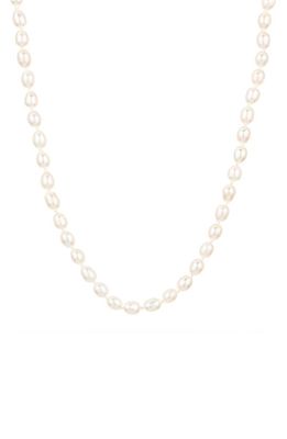 Adina Reyter Freshwater Pearl Necklace in Yellow Gold