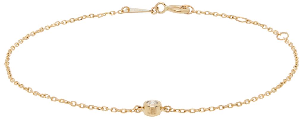 Adina Reyter Gold Single Diamond Bracelet