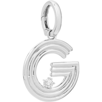 Adina Reyter Groovy Letter Charm Pendant in Silver - G 