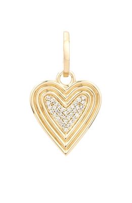 Adina Reyter Make Your Move Diamond Heart Pendant in Yellow Gold