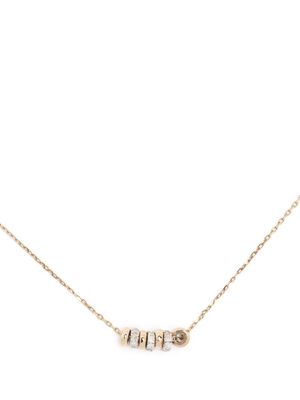 Adina Reyter mini-bead pavé-crystal necklace - Gold