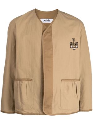 Adish Qrunful ripstop shirt jacket - Brown