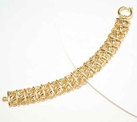 Adorna 14K Gold Infinity Link Bracelet, 15.5-18g