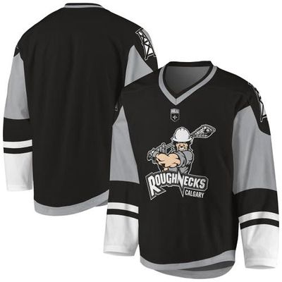 ADPRO Sports Youth Black/Gray Calgary Roughnecks Sublimated Replica Jersey
