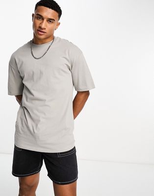 ADPT oversized T-shirt in washed gray