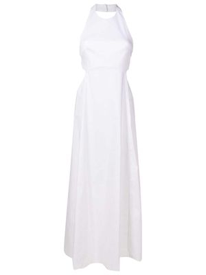 Adriana Degreas cotton-blend beach dress - White