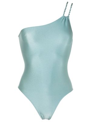Adriana Degreas single-strap swimsuit - Blue