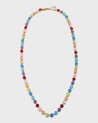 Adriana Multicolor Crystal Necklace