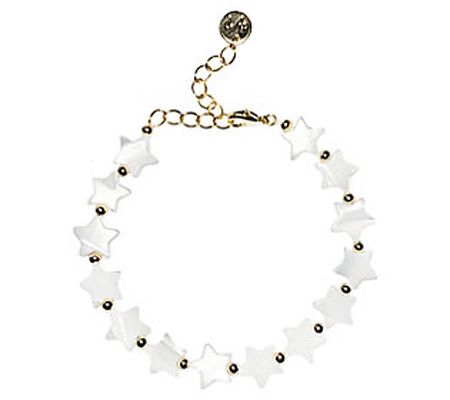 Adriana Pappas Designs Mother of Pearl Stardust Bracelet