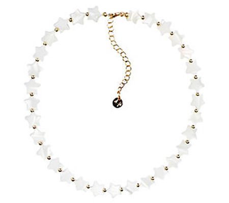 Adriana Pappas Designs Mother of Pearl Stardust Choker