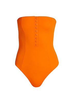 Adrienne Bandeau One-Piece Swimsuit