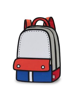 Adventure 3D Backpack - Red - Red