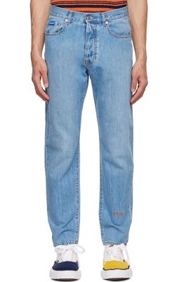 Advisory Board Crystals Blue Original Fit Jeans