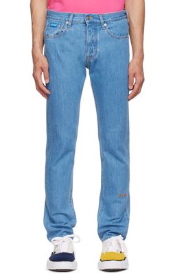 Advisory Board Crystals Blue Slim Fit Jeans
