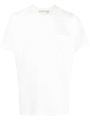 Advisory Board Crystals chest-pocket cotton T-shirt - White