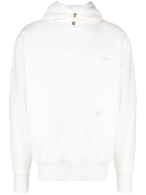 Advisory Board Crystals Double Weight hoodie - White
