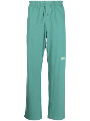 Advisory Board Crystals logo-patch detail track pants - Green