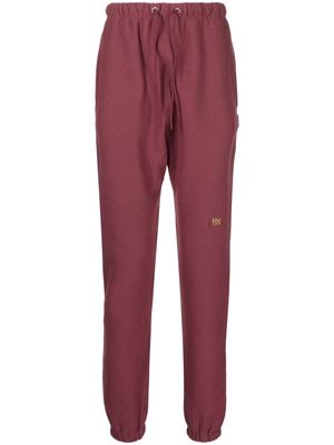 Advisory Board Crystals logo-patch track pants - Red