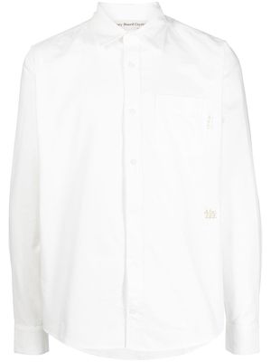 Advisory Board Crystals long-sleeves cotton shirt - White