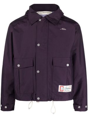 Advisory Board Crystals Peace Wadin graphic-print shirt jacket - Purple