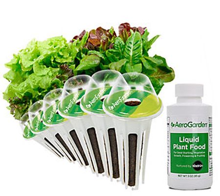 AeroGarden 6-Pod Heirloom Salad Greens Kit