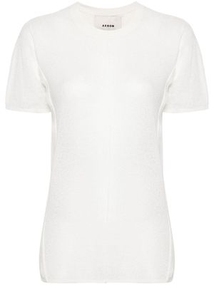 AERON Caymen knitted top - White