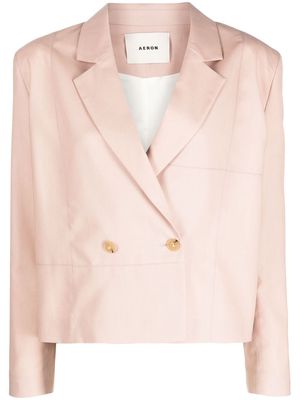 AERON Ceecee cropped blazer - Pink