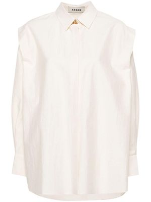 AERON Elysee poplin shirt - Neutrals