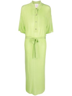 AERON Garland polo maxi dress - Green