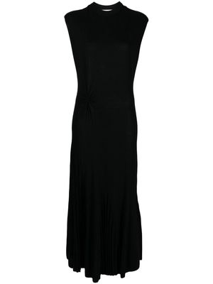 AERON gathered sleeveless maxi dress - Black