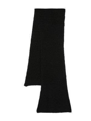 AERON Grable knitted rectangle scarf - Black