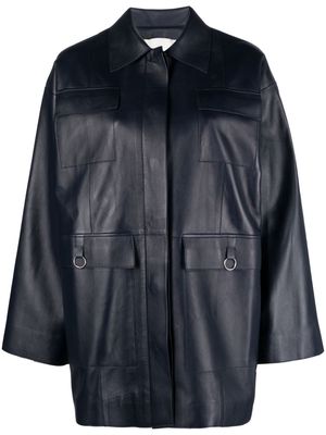 AERON Ines leather jacket - Blue