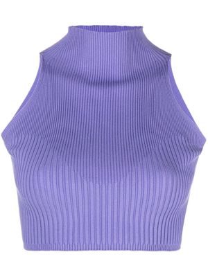 AERON knitted crop top - Purple