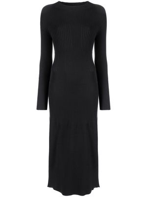 AERON Lara open-back knitted dress - Black