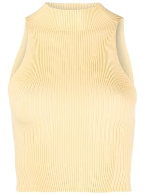 AERON Lulu cropped vest top - Yellow
