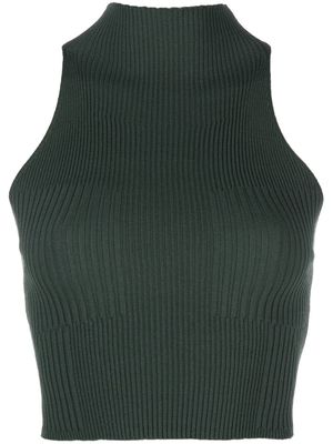 AERON Lulu ribbed-knit top - Green