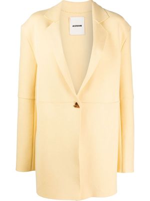 AERON Mercedes single-breasted blazer - Yellow