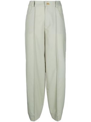 AERON mid-rise tapered trousers - Green